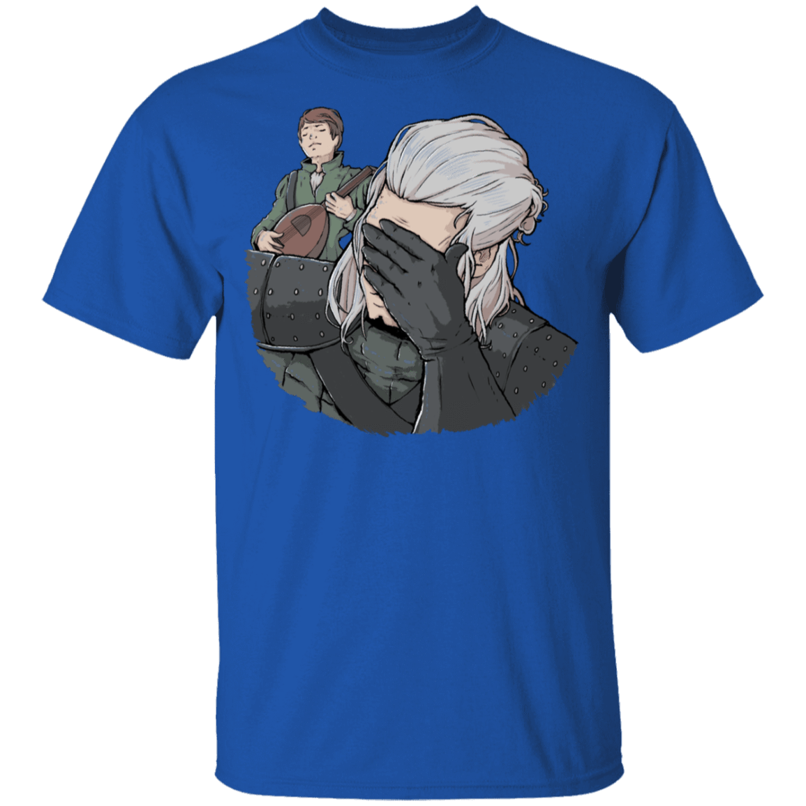 T-Shirts Royal / YXS Geralt Face Palm Youth T-Shirt