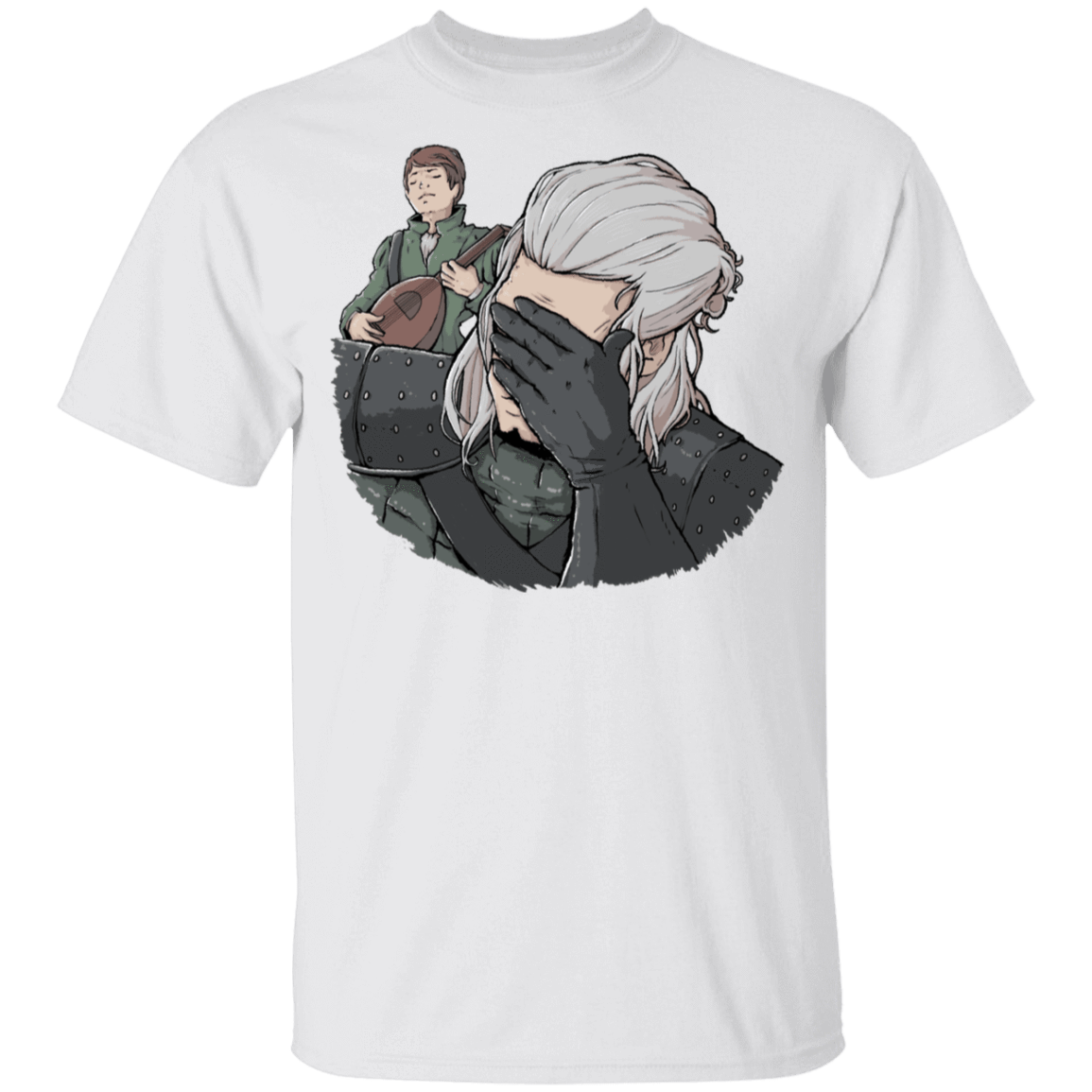 T-Shirts White / YXS Geralt Face Palm Youth T-Shirt