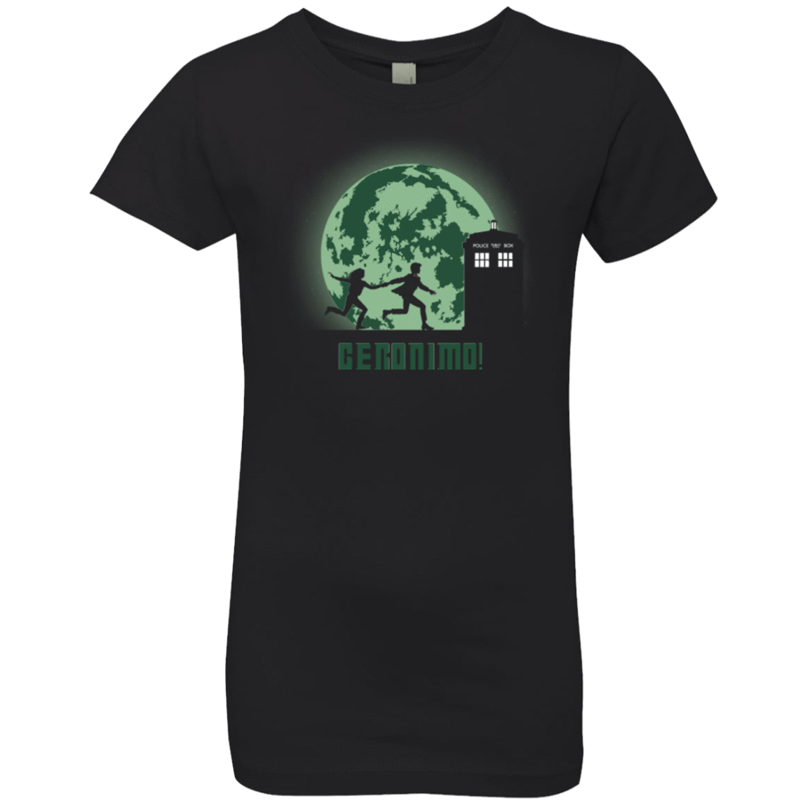 T-Shirts Black / YXS Geronimo! Girls Premium T-Shirt