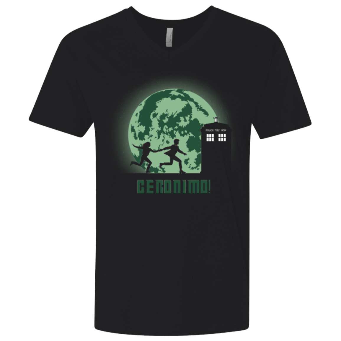T-Shirts Black / X-Small Geronimo! Men's Premium V-Neck