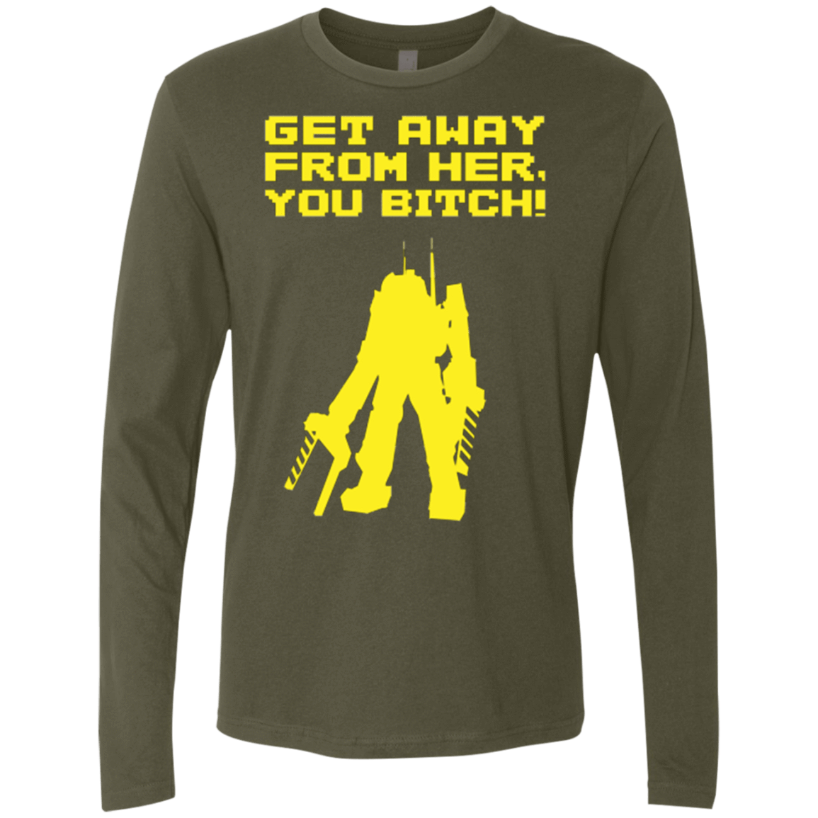 T-Shirts Military Green / Small Get Away Men's Premium Long Sleeve