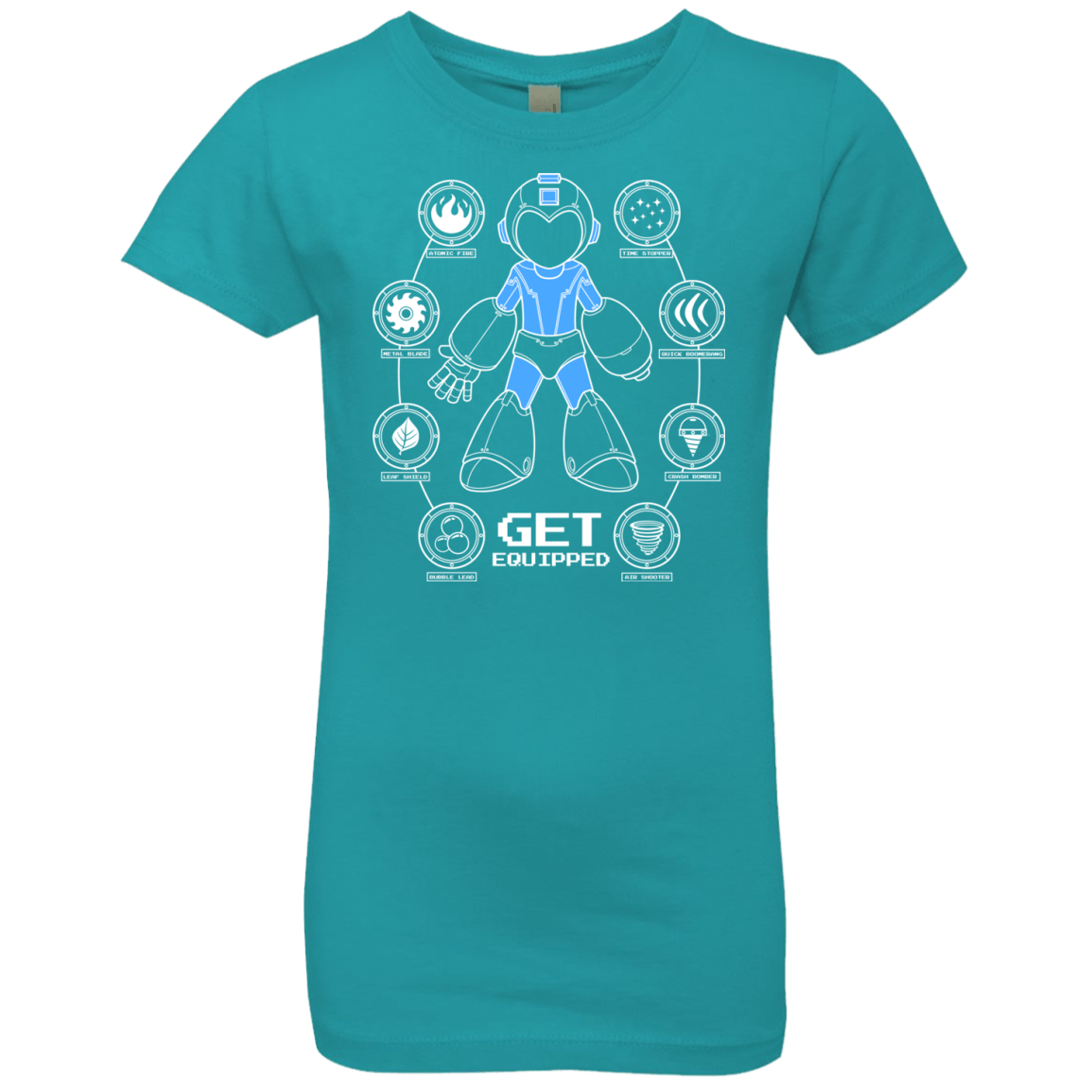 T-Shirts Tahiti Blue / YXS Get Equipped Girls Premium T-Shirt