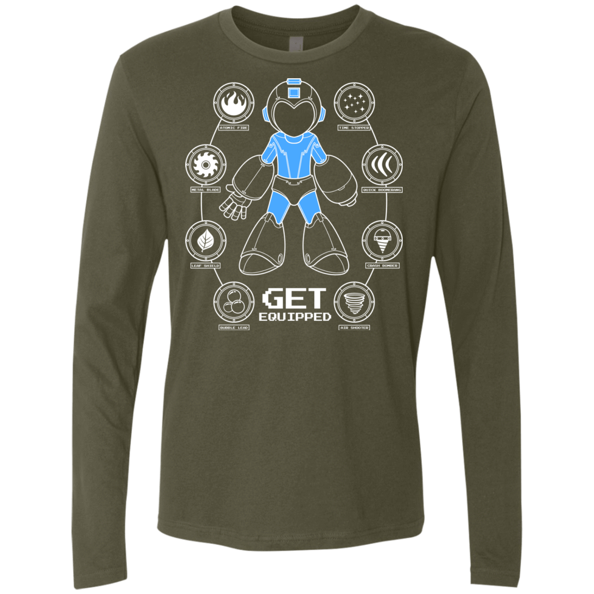 T-Shirts Military Green / Small Get Equipped Men's Premium Long Sleeve