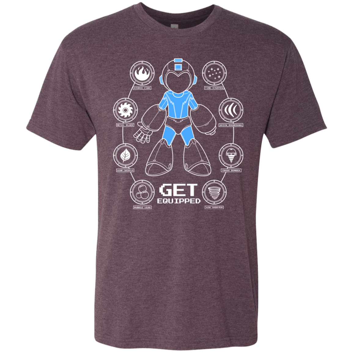 T-Shirts Vintage Purple / Small Get Equipped Men's Triblend T-Shirt
