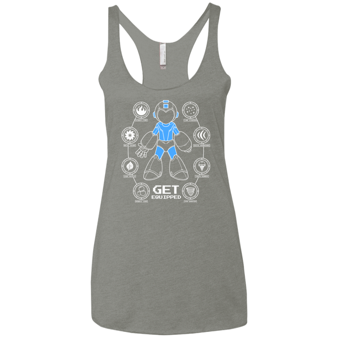T-Shirts Venetian Grey / X-Small Get Equipped Women's Triblend Racerback Tank