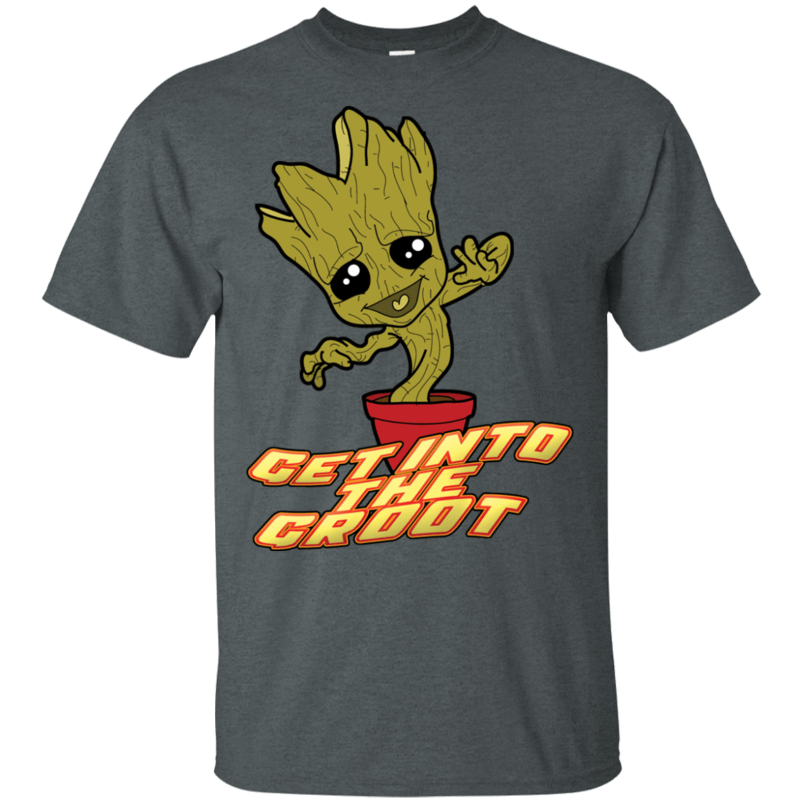 T-Shirts Dark Heather / S Get into the Groot T-Shirt