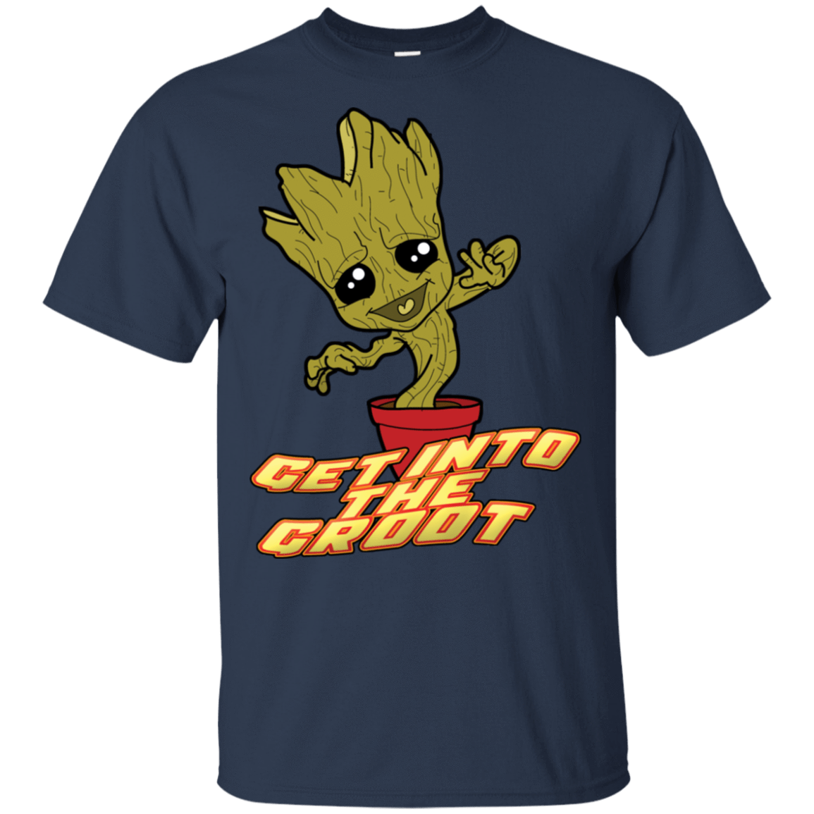 T-Shirts Navy / S Get into the Groot T-Shirt
