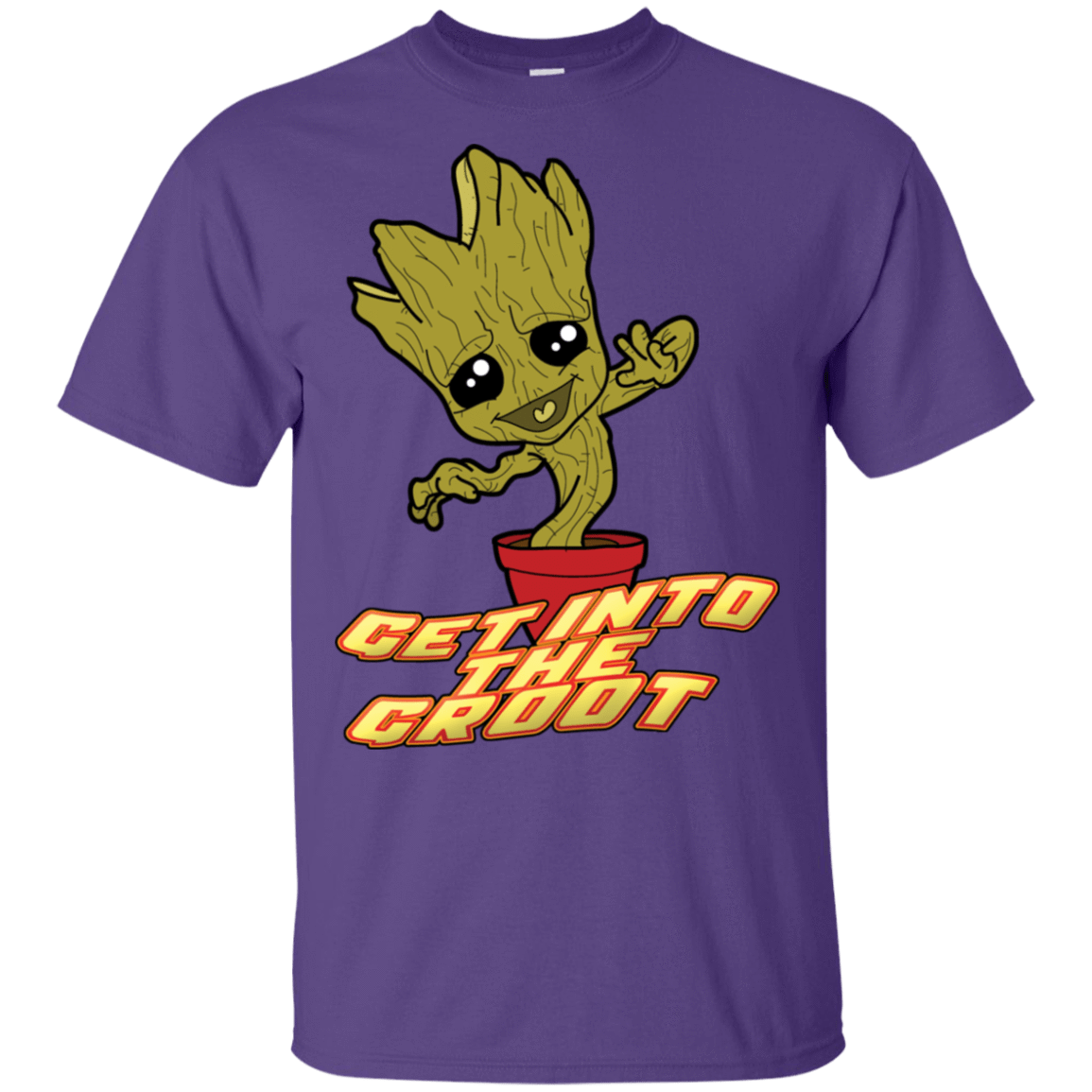 T-Shirts Purple / S Get into the Groot T-Shirt
