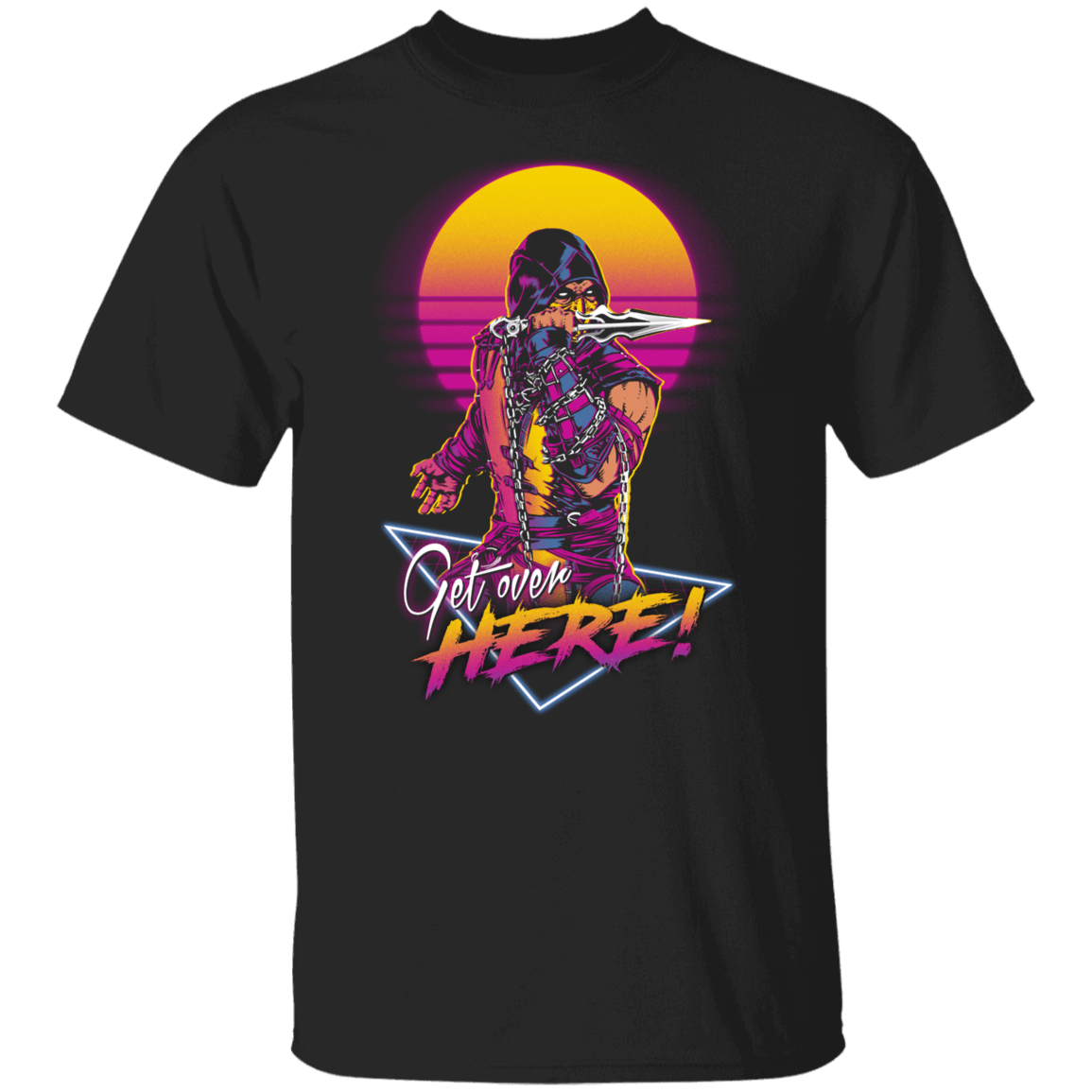 T-Shirts Black / S Get over here! T-Shirt