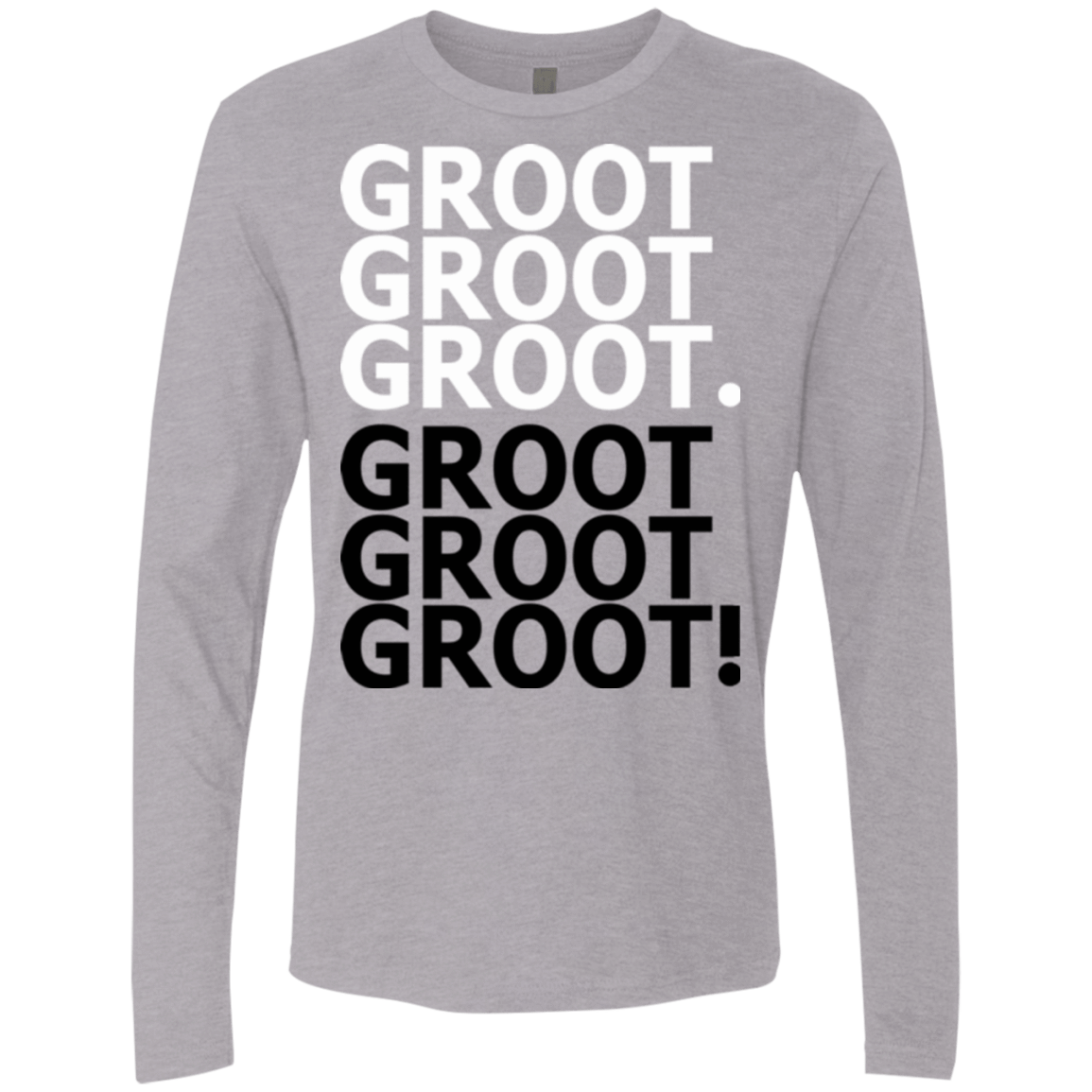 T-Shirts Heather Grey / Small Get over it Groot Men's Premium Long Sleeve