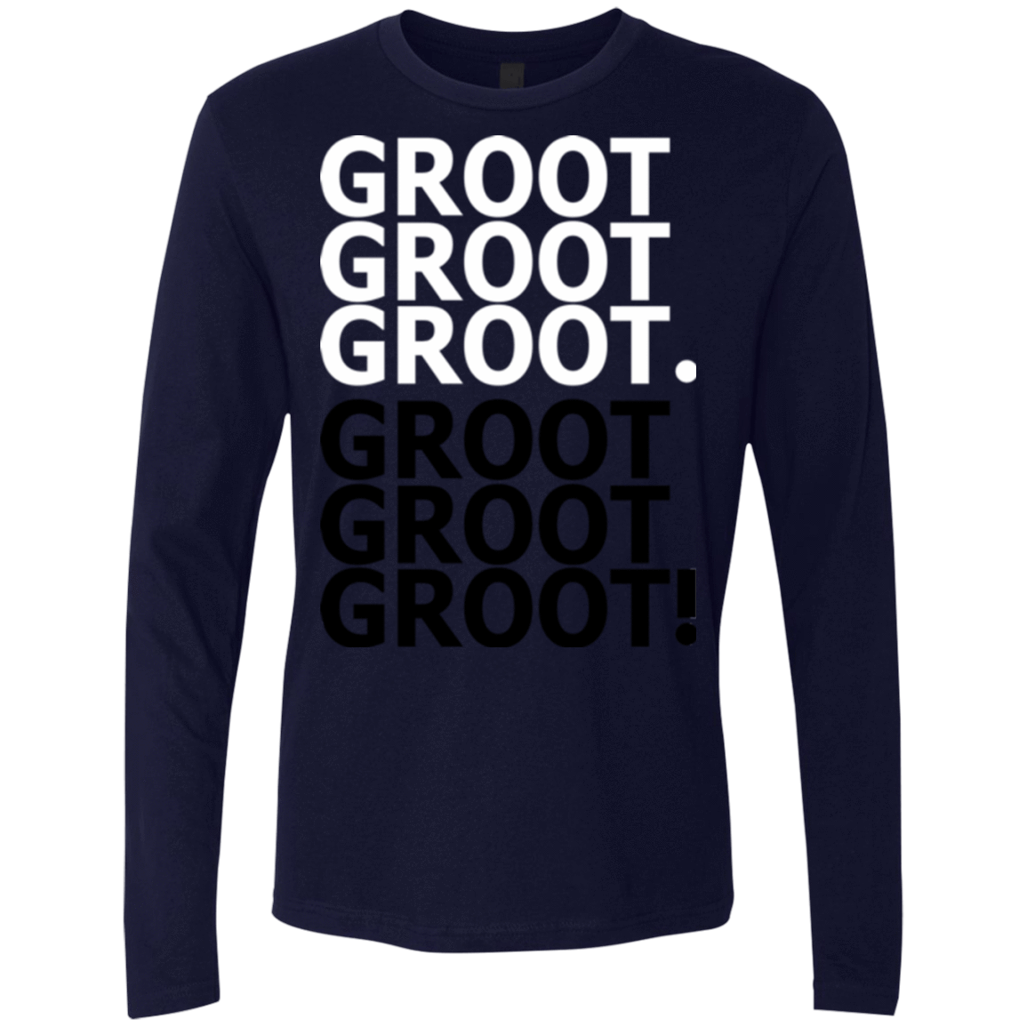T-Shirts Midnight Navy / Small Get over it Groot Men's Premium Long Sleeve
