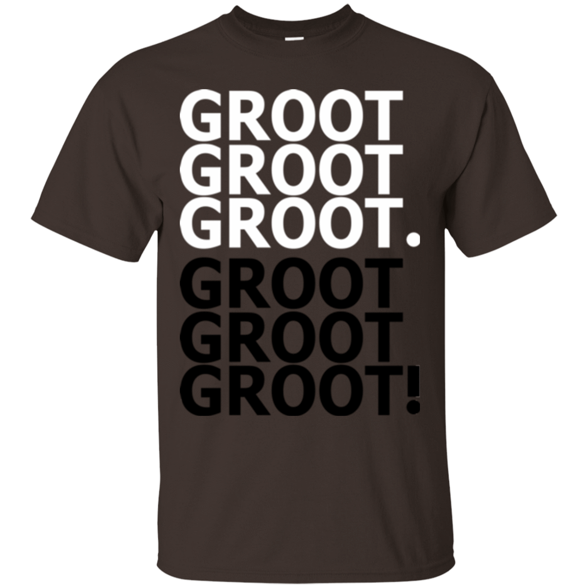 T-Shirts Dark Chocolate / Small Get over it Groot T-Shirt