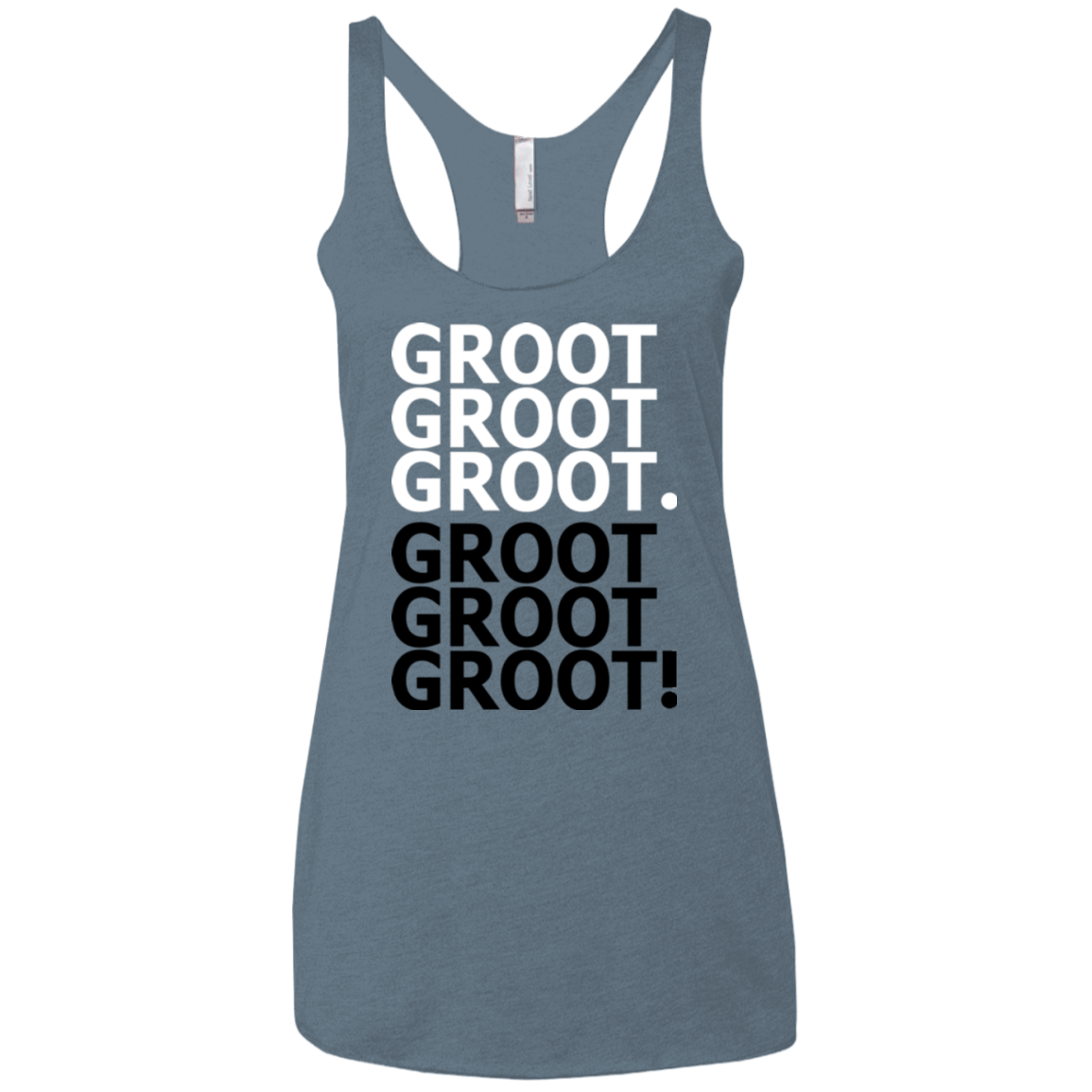 T-Shirts Indigo / X-Small Get over it Groot Women's Triblend Racerback Tank