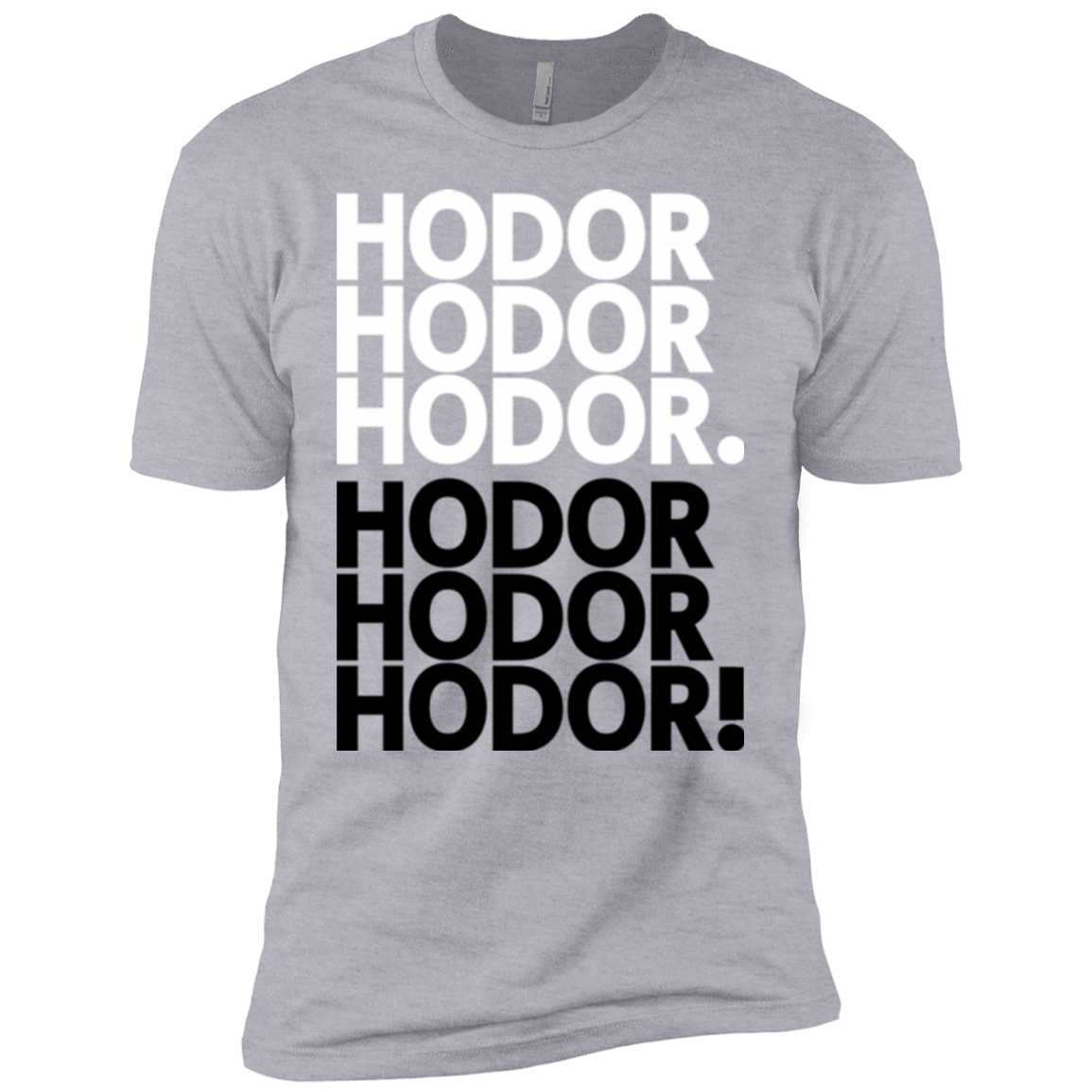 T-Shirts Heather Grey / YXS Get over it Hodor Boys Premium T-Shirt