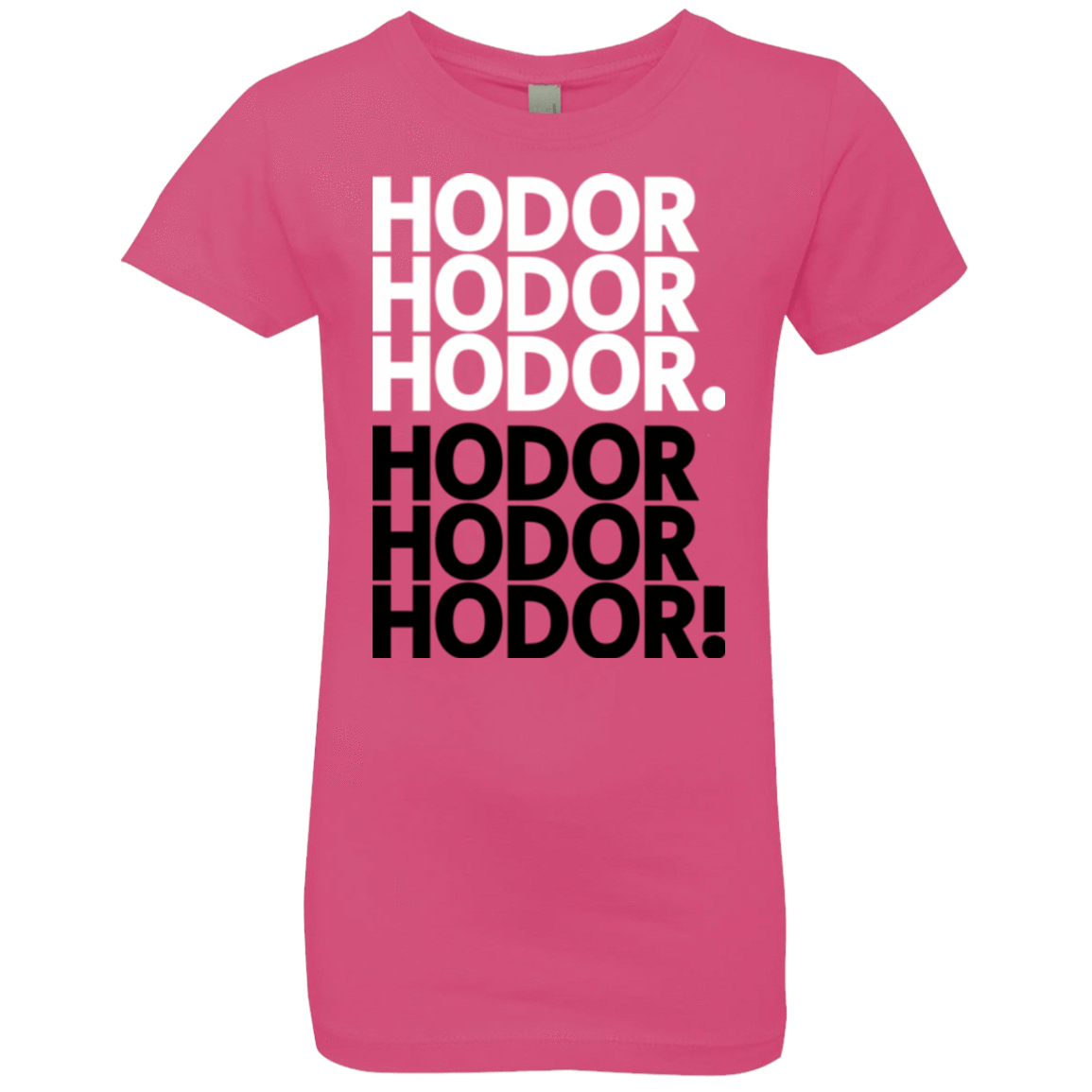 T-Shirts Hot Pink / YXS Get over it Hodor Girls Premium T-Shirt