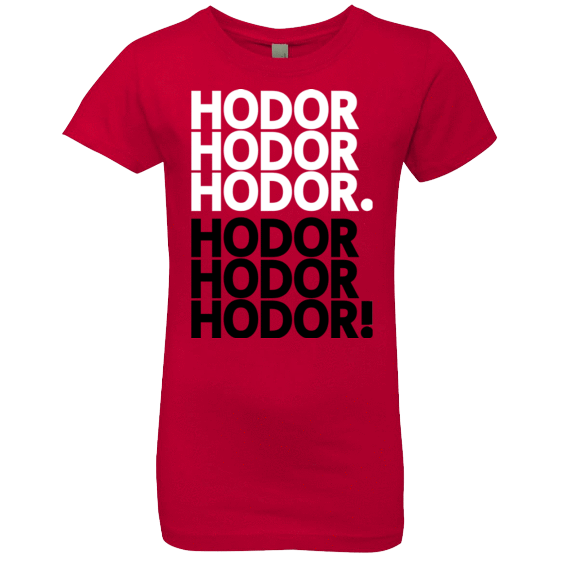 T-Shirts Red / YXS Get over it Hodor Girls Premium T-Shirt