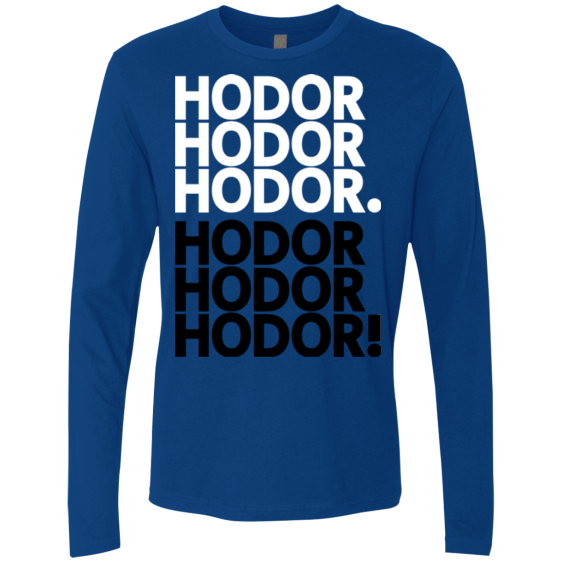 T-Shirts Royal / Small Get over it Hodor Men's Premium Long Sleeve