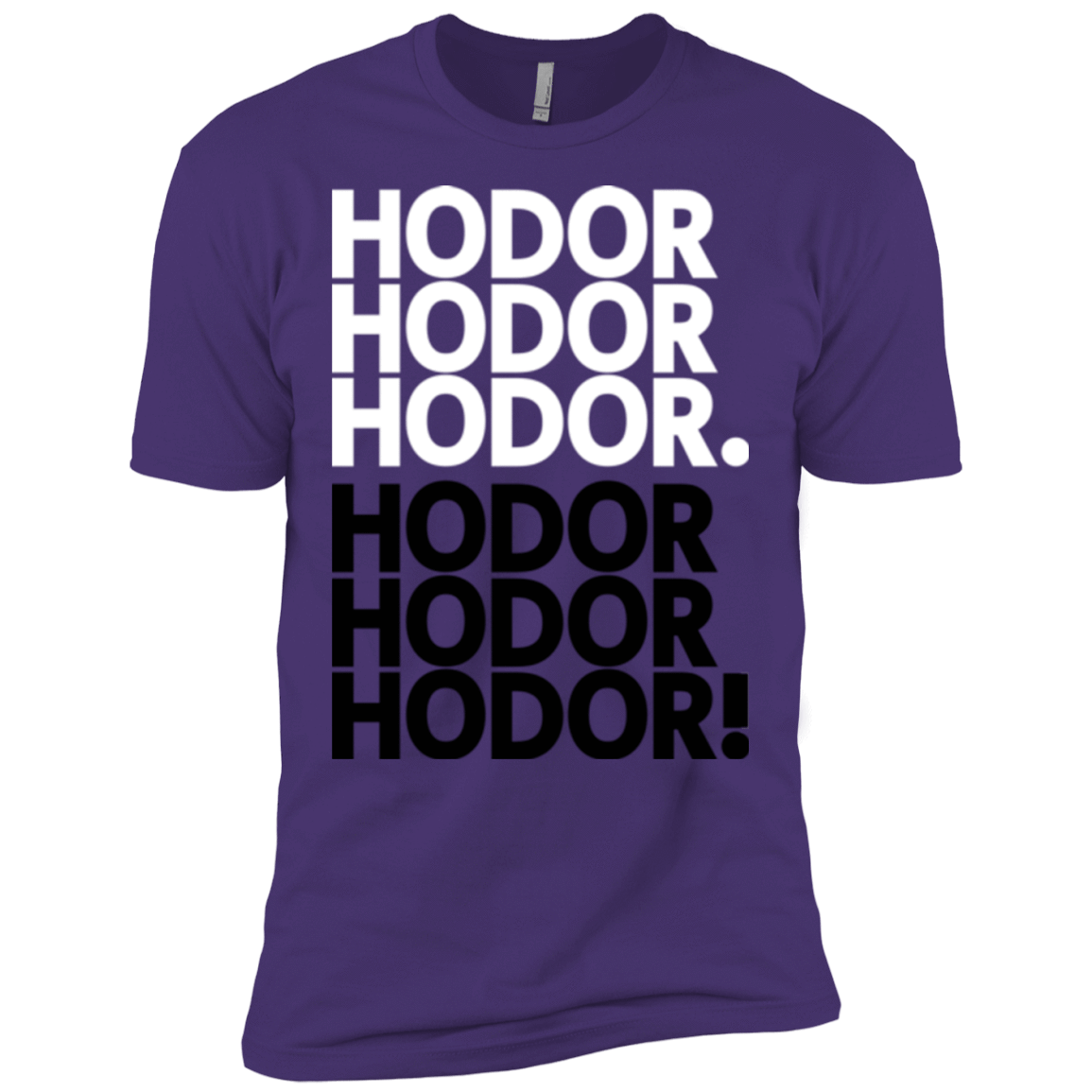 T-Shirts Purple / X-Small Get over it Hodor Men's Premium T-Shirt