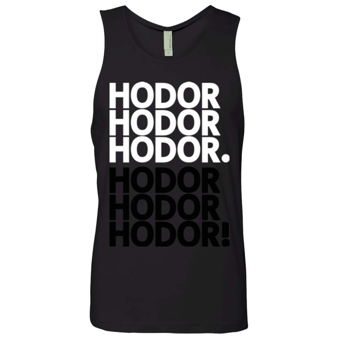 T-Shirts Black / Small Get over it Hodor Men's Premium Tank Top