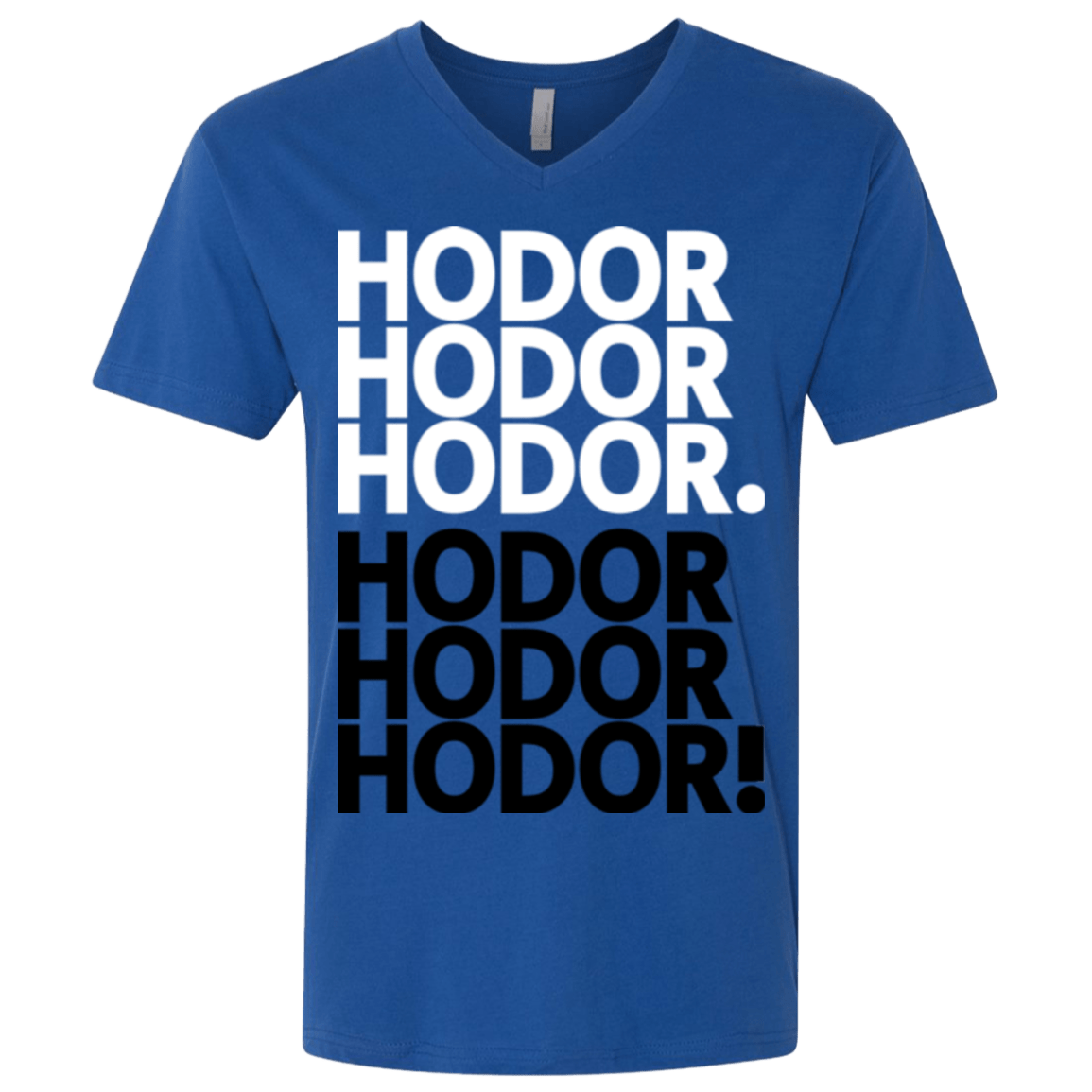 T-Shirts Royal / X-Small Get over it Hodor Men's Premium V-Neck