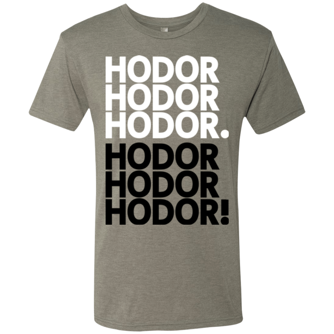 T-Shirts Venetian Grey / Small Get over it Hodor Men's Triblend T-Shirt
