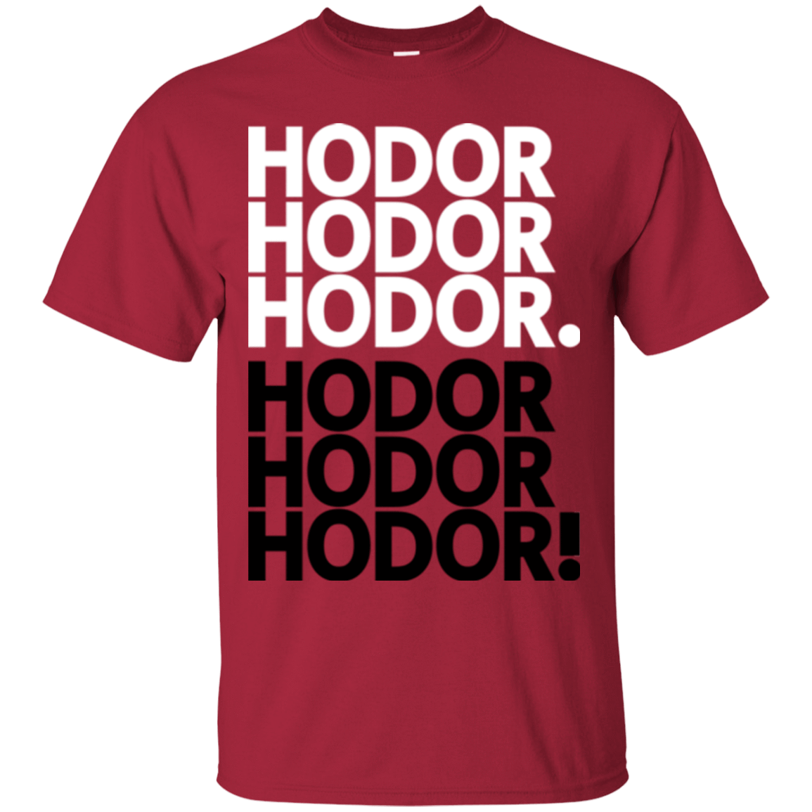 T-Shirts Cardinal / Small Get over it Hodor T-Shirt