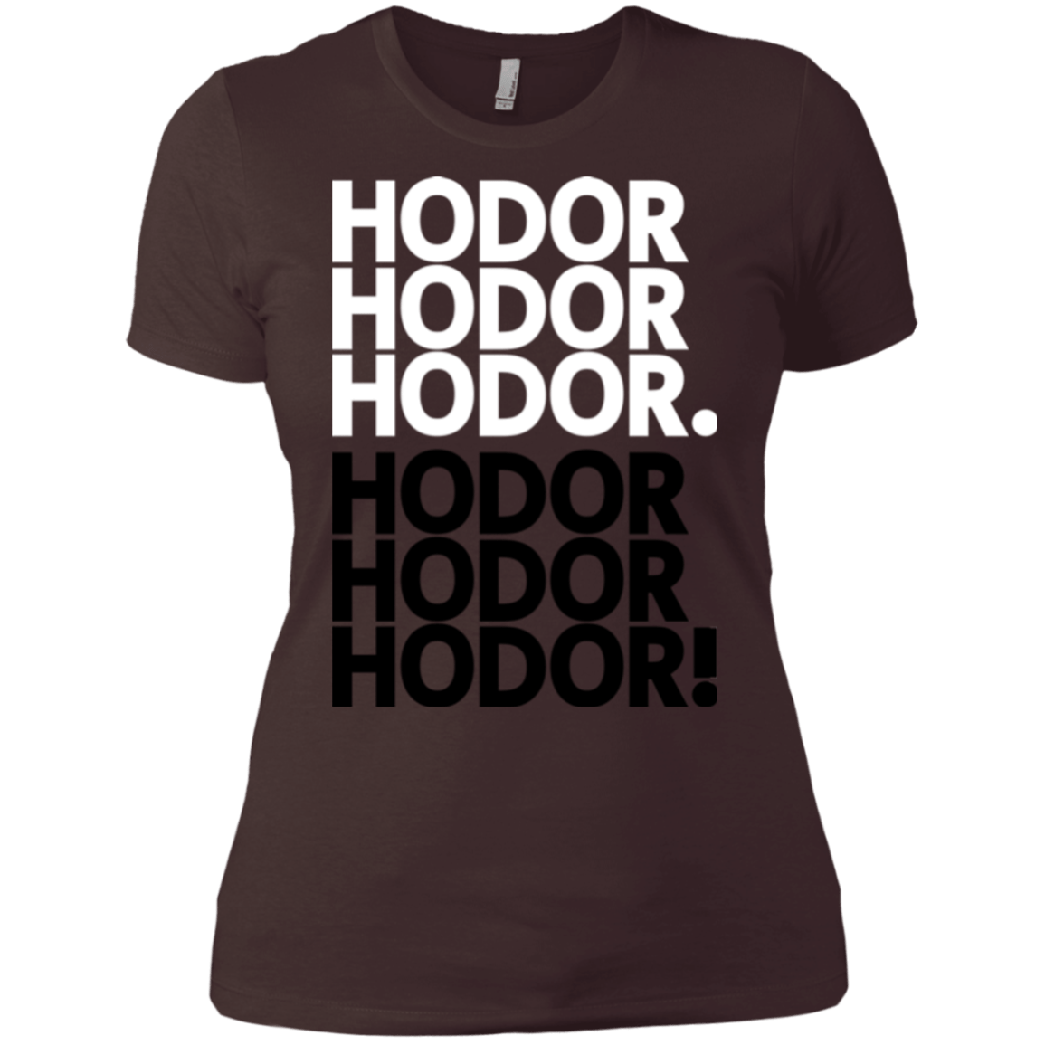 T-Shirts Dark Chocolate / X-Small Get over it Hodor Women's Premium T-Shirt