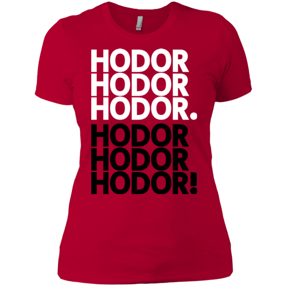 T-Shirts Red / X-Small Get over it Hodor Women's Premium T-Shirt