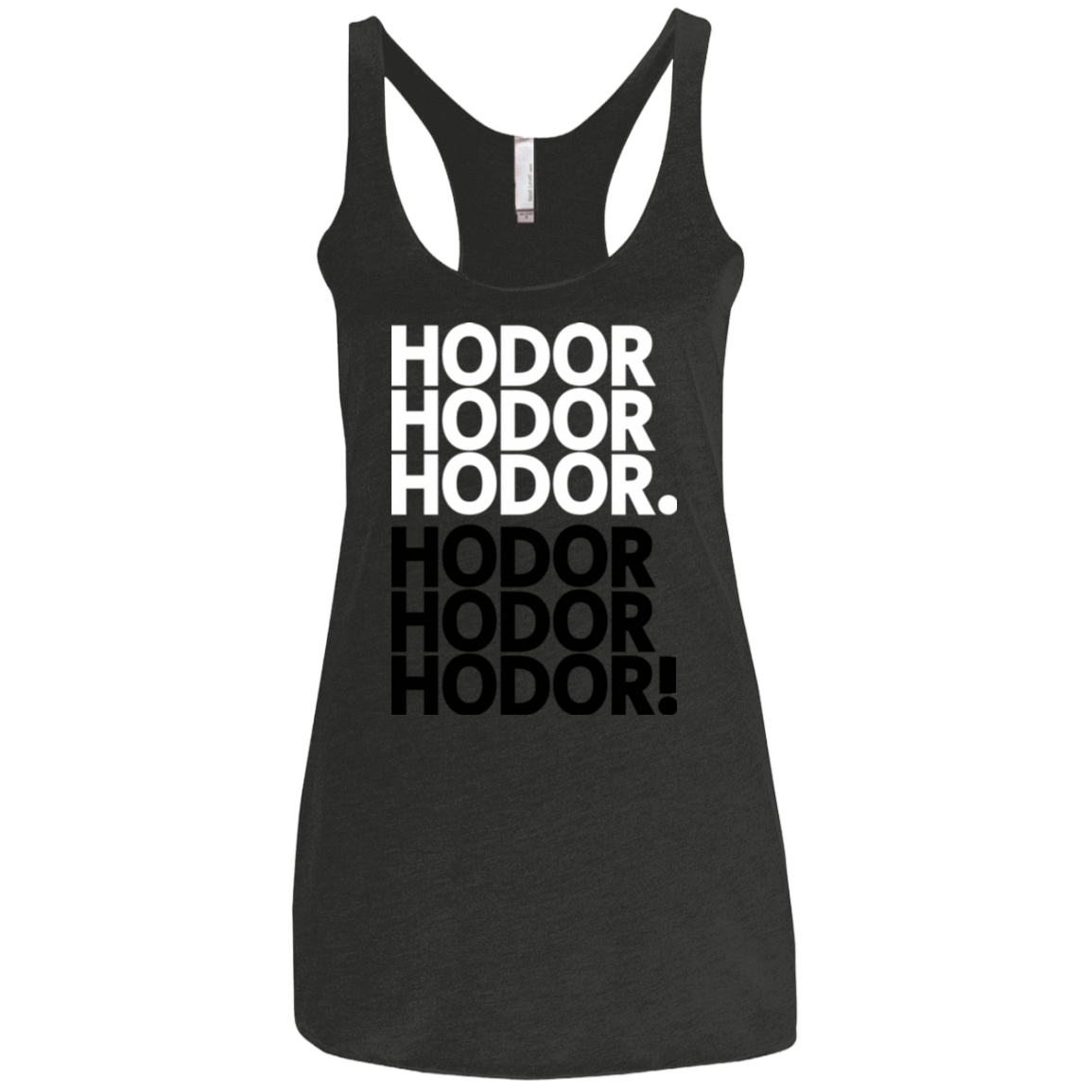 T-Shirts Vintage Black / X-Small Get over it Hodor Women's Triblend Racerback Tank