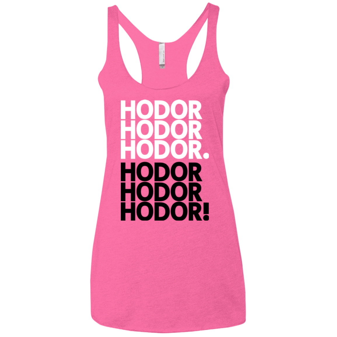 T-Shirts Vintage Pink / X-Small Get over it Hodor Women's Triblend Racerback Tank