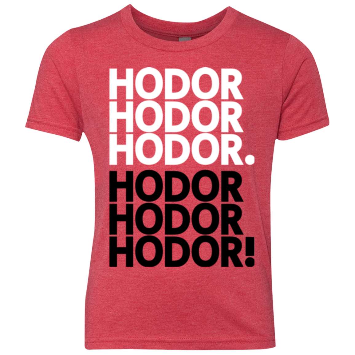 T-Shirts Vintage Red / YXS Get over it Hodor Youth Triblend T-Shirt