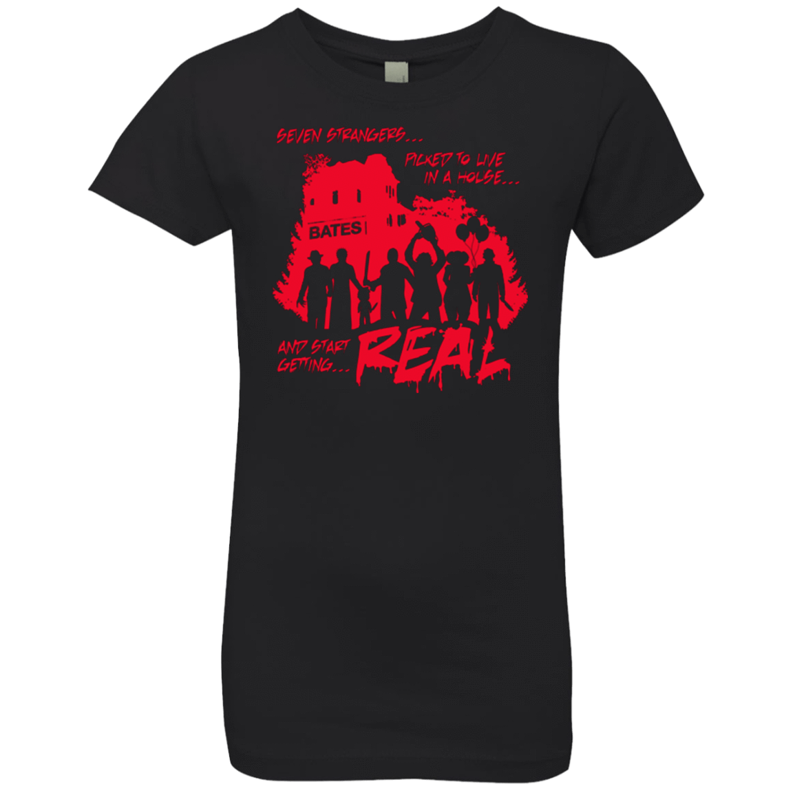 T-Shirts Black / YXS Get Real Girls Premium T-Shirt