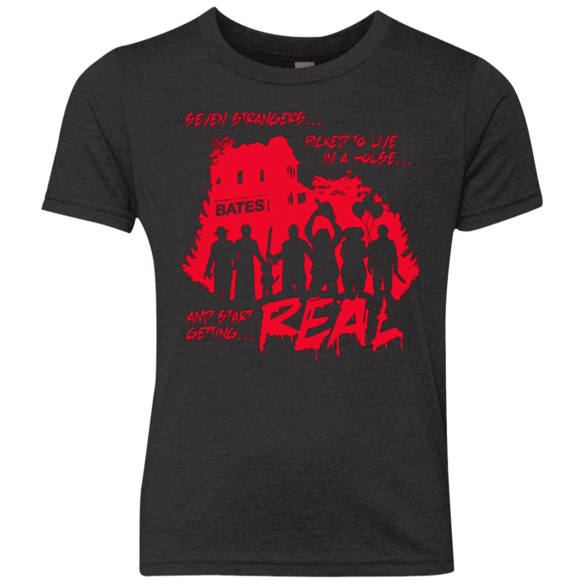 T-Shirts Vintage Black / YXS Get Real Youth Triblend T-Shirt