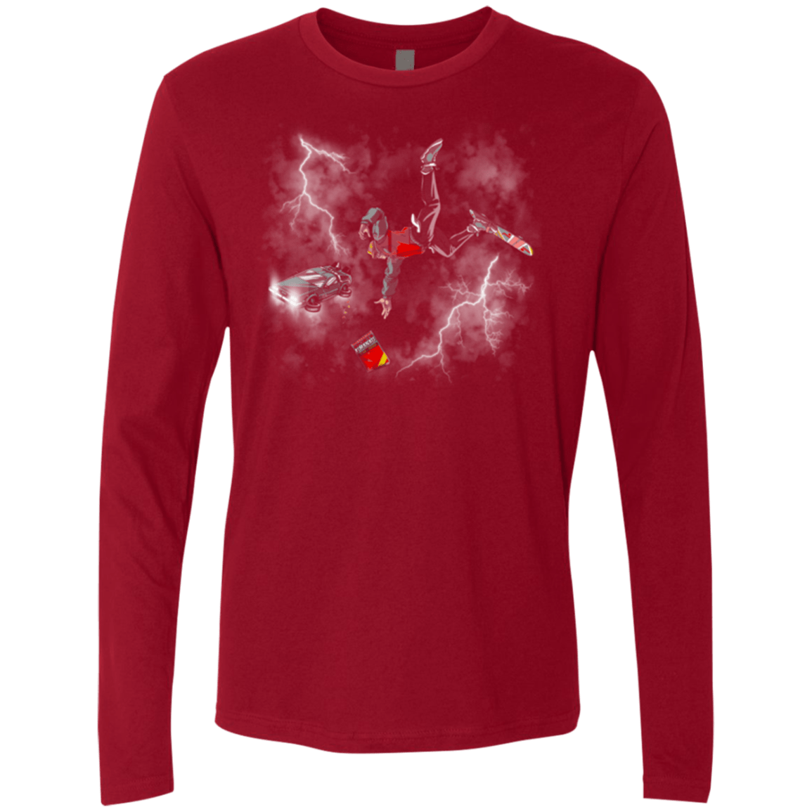 T-Shirts Cardinal / Small Get the almnanac wipe away the debt Men's Premium Long Sleeve