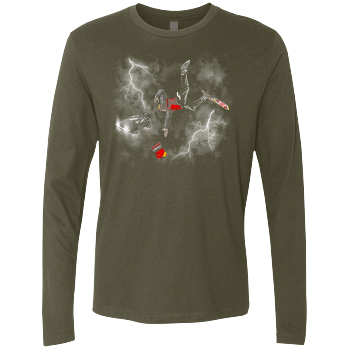 T-Shirts Military Green / Small Get the almnanac wipe away the debt Men's Premium Long Sleeve