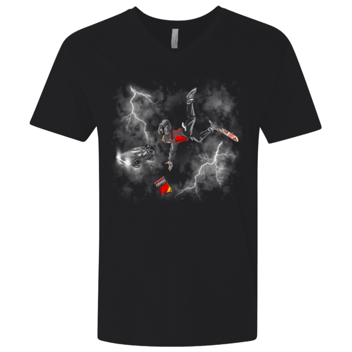 T-Shirts Black / X-Small Get the almnanac wipe away the debt Men's Premium V-Neck