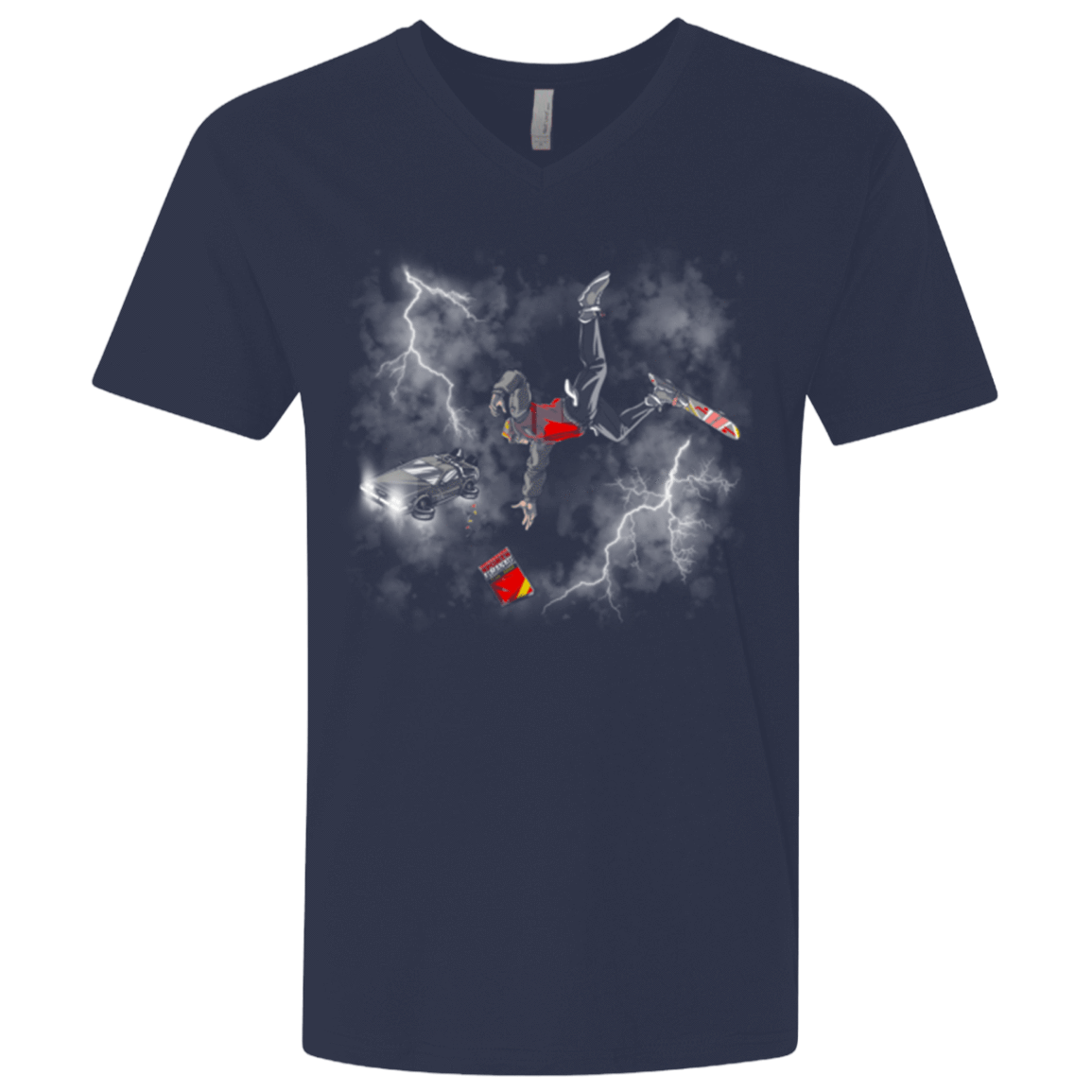 T-Shirts Midnight Navy / X-Small Get the almnanac wipe away the debt Men's Premium V-Neck