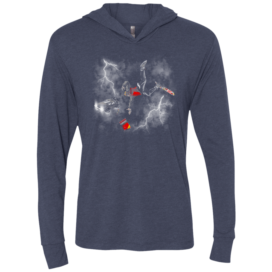 T-Shirts Vintage Navy / X-Small Get the almnanac wipe away the debt Triblend Long Sleeve Hoodie Tee