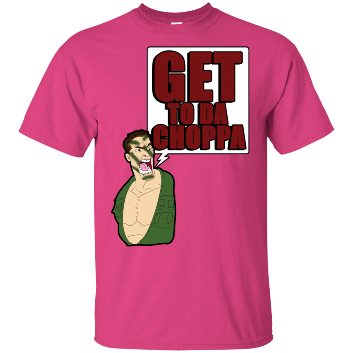 T-Shirts Heliconia / S Get to da Choppa T-Shirt