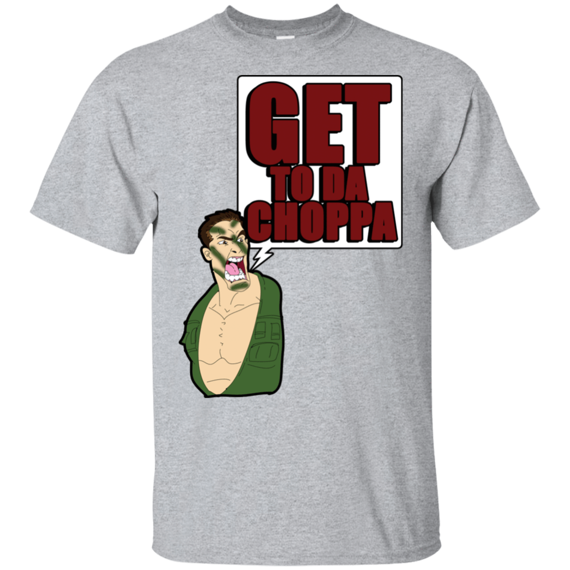 T-Shirts Sport Grey / S Get to da Choppa T-Shirt