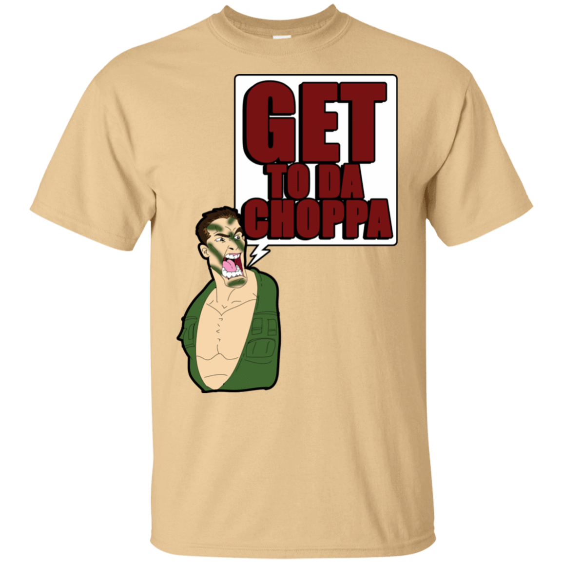 T-Shirts Vegas Gold / S Get to da Choppa T-Shirt