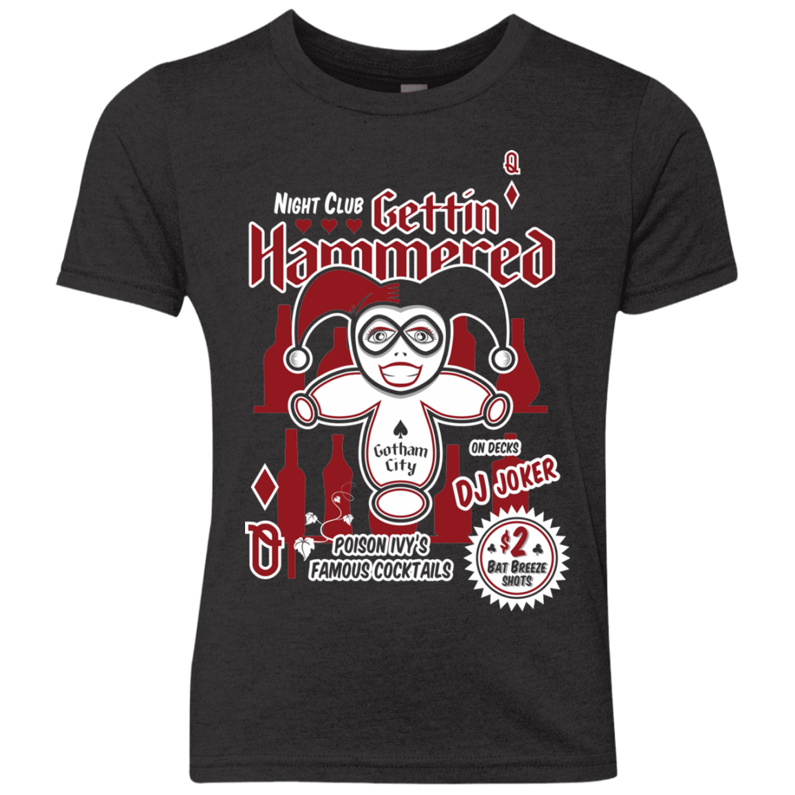 T-Shirts Vintage Black / YXS Gettin' hammered Youth Triblend T-Shirt