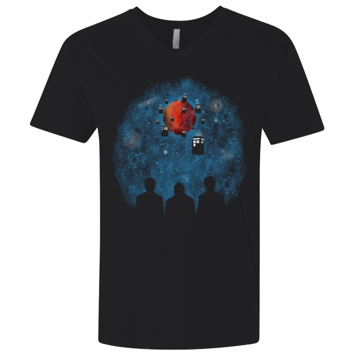 T-Shirts Black / X-Small GFNM Men's Premium V-Neck