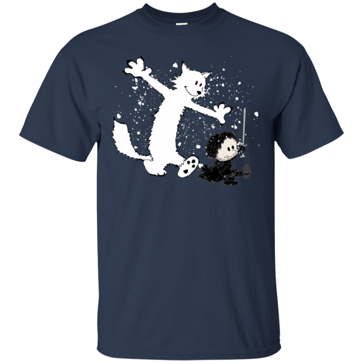 T-Shirts Navy / Small Ghost And Snow T-Shirt