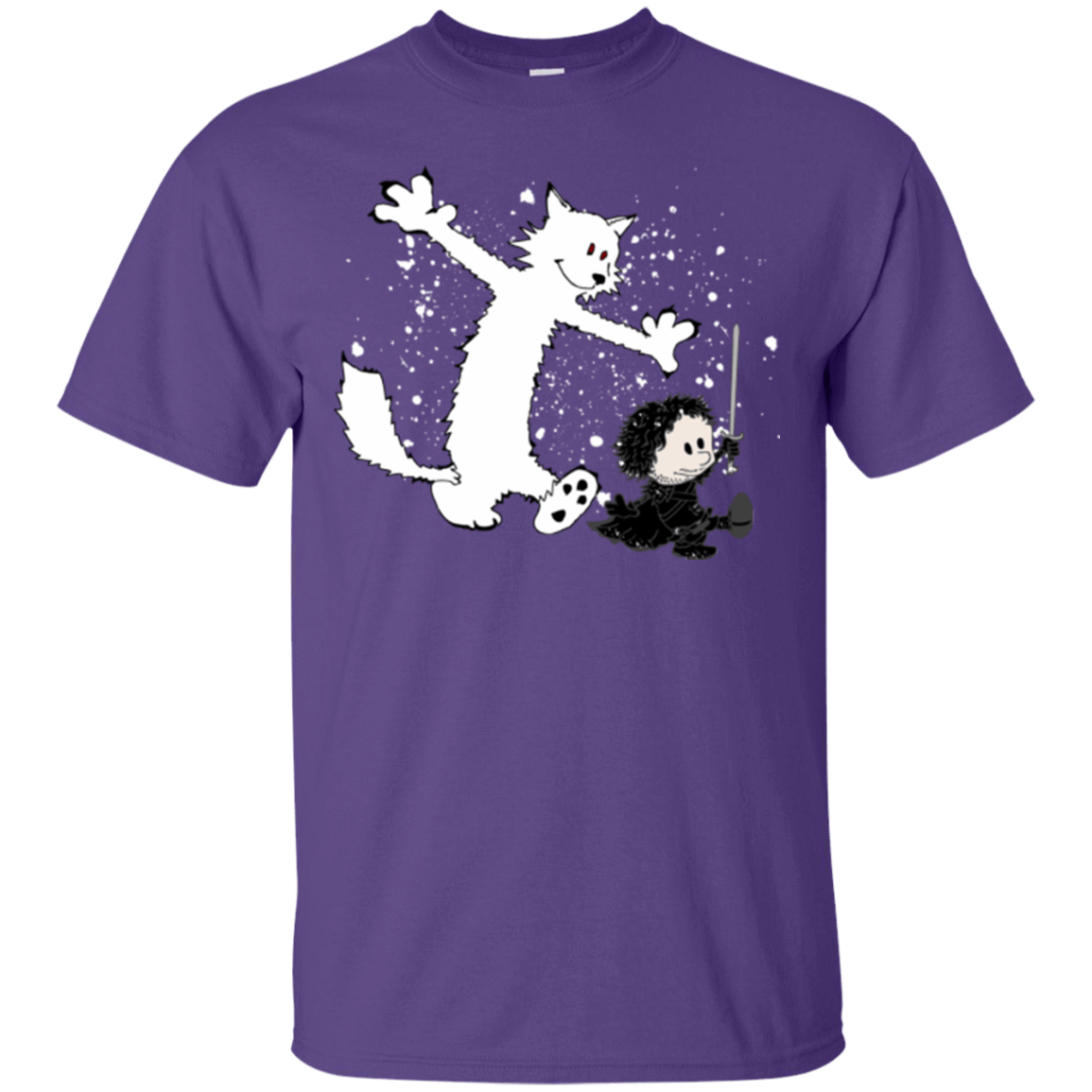 T-Shirts Purple / Small Ghost And Snow T-Shirt
