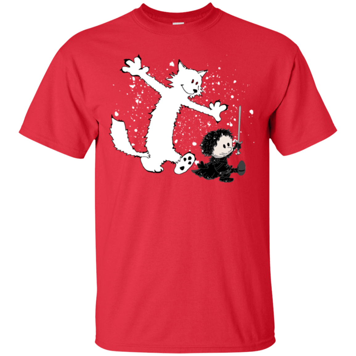 T-Shirts Red / Small Ghost And Snow T-Shirt