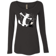 T-Shirts Vintage Black / Small Ghost And Snow Women's Triblend Long Sleeve Shirt