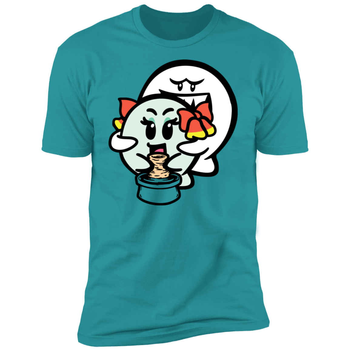 T-Shirts Tahiti Blue / S Ghost Boo Men's Premium T-Shirt