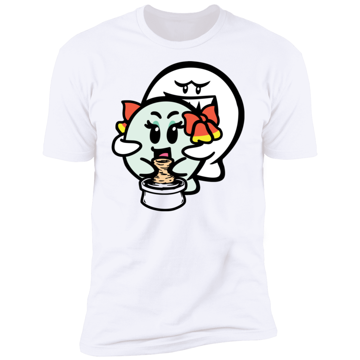 T-Shirts White / S Ghost Boo Men's Premium T-Shirt
