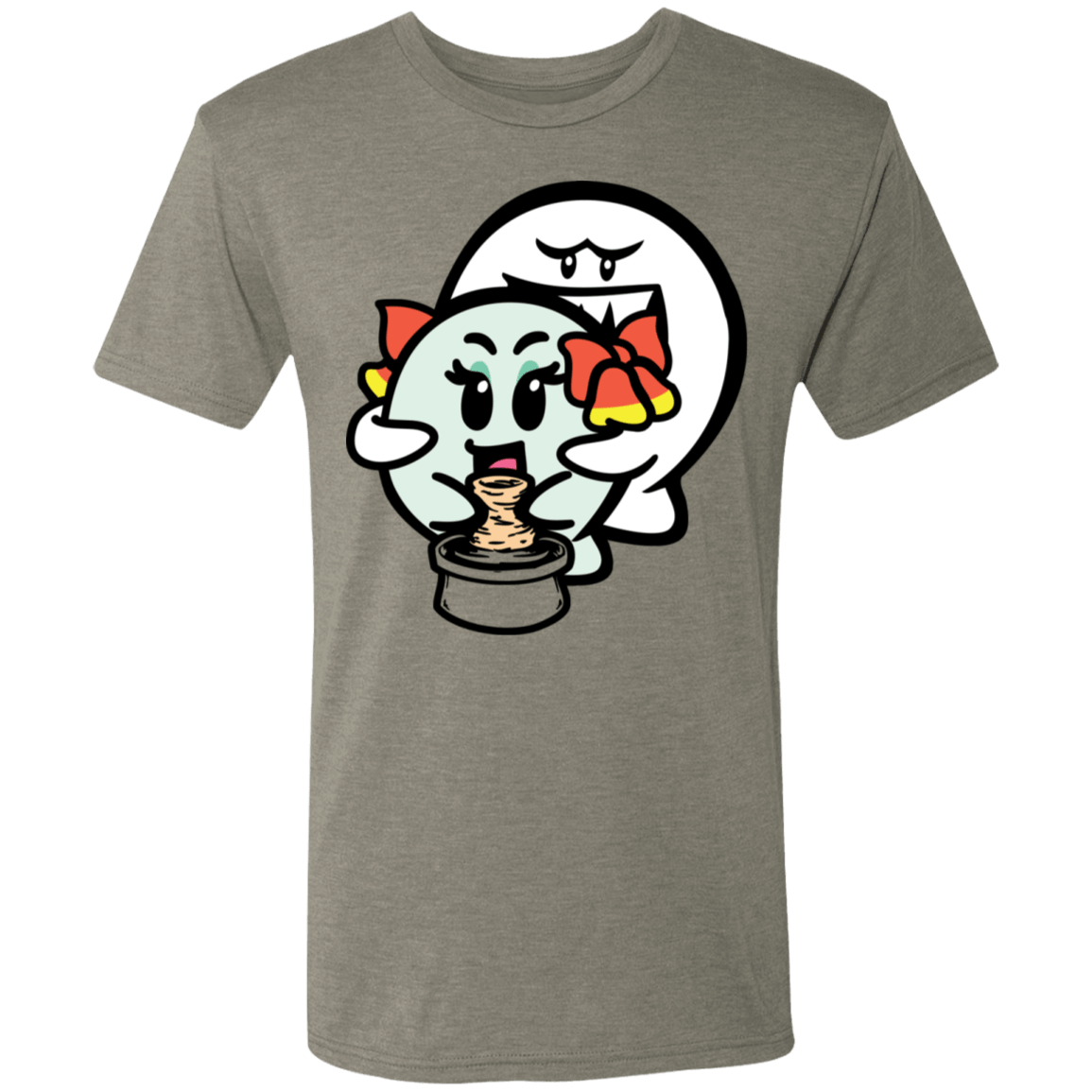 T-Shirts Venetian Grey / S Ghost Boo Men's Triblend T-Shirt